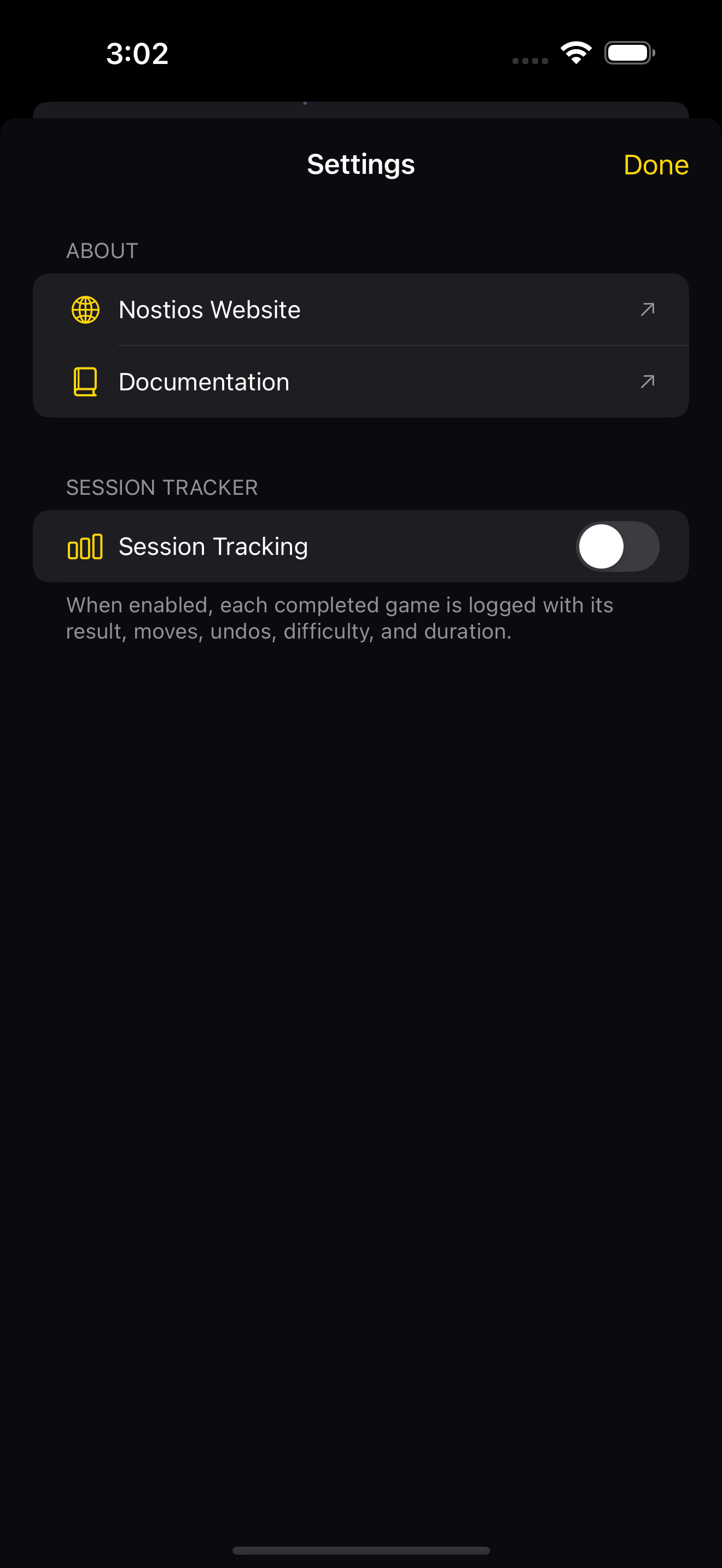 Block Tower Sort settings