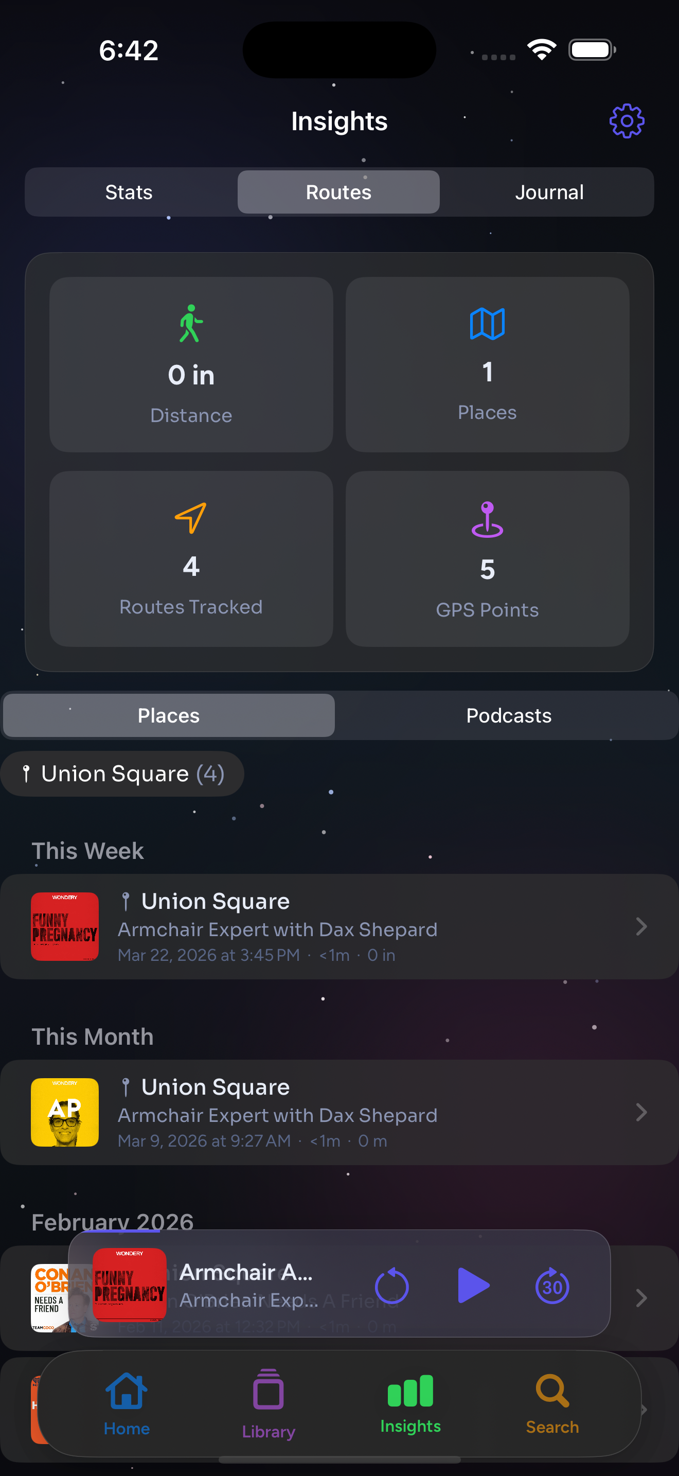 Resonance routes view